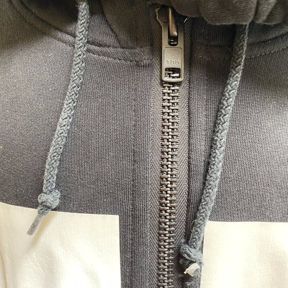 100% Authentic Givenchy Men's Black/White Zip Up Hoodie XLarge - Picture 10 of 13